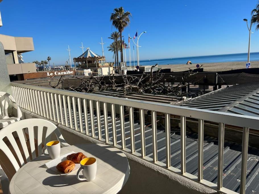 Le Carrousel - Apt Vue Mer - Plage A 10 M - Clim - Wifi 卡内 外观 照片